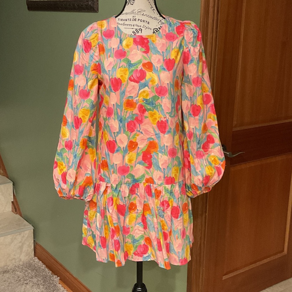 TCEC Multicolor Floral Woman’s Dress, Size S